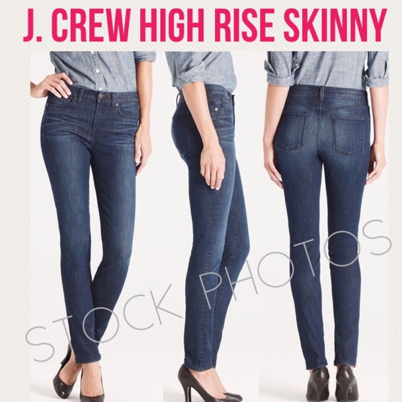 J. Crew Denim - J.Crew High Rise Skinny Jeans Medium Blue Wash 28